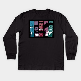 What We Do in the Shadows colourblocks Kids Long Sleeve T-Shirt